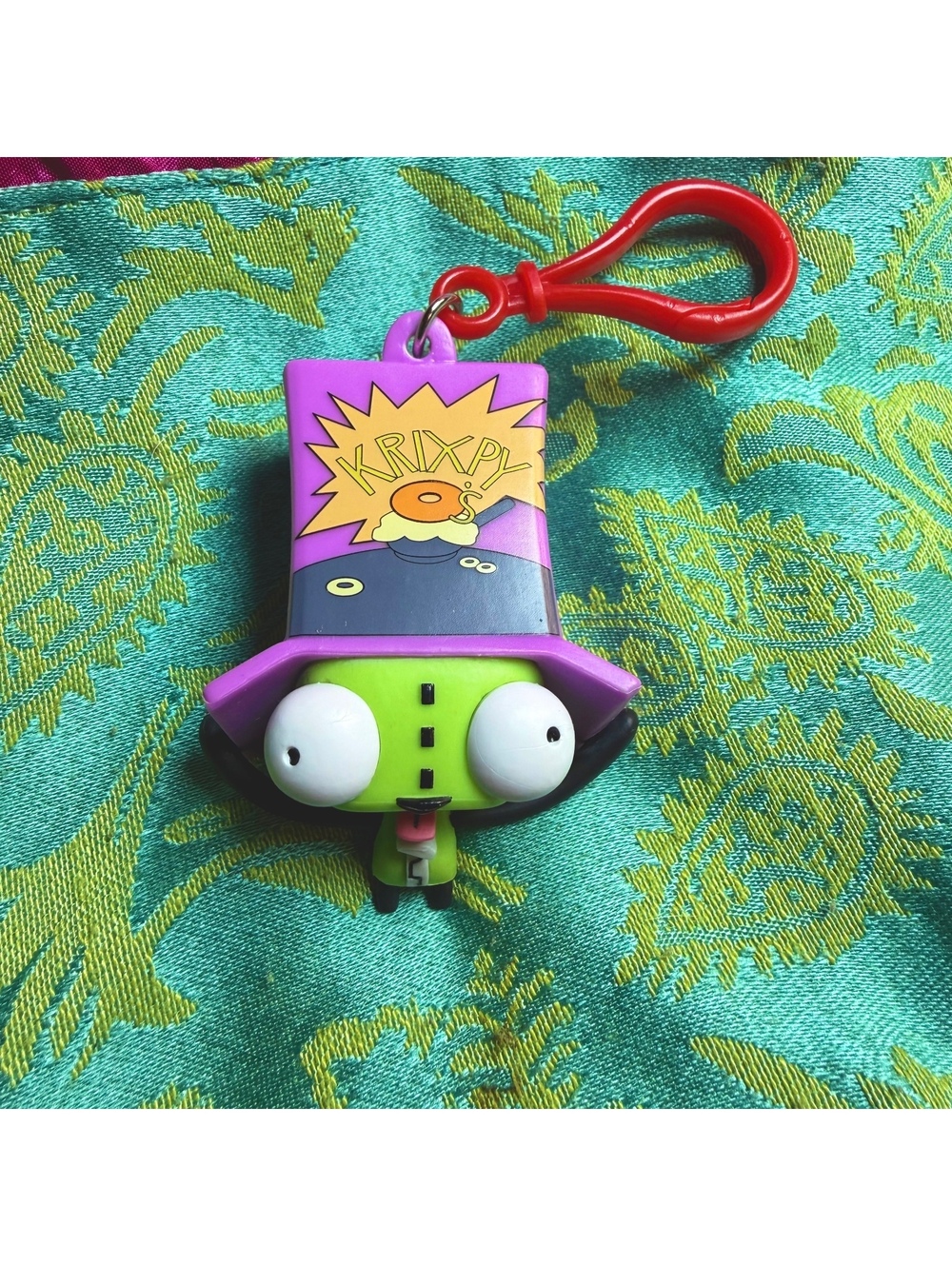 Invader Zim Gir Cereal Box Bag Charm